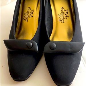 Vintage leather shoe clips